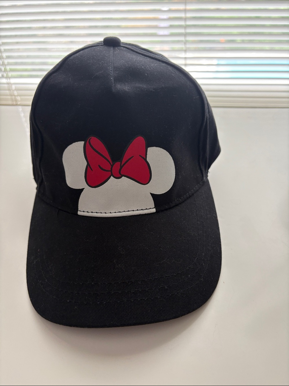 Disney Minnie Hat with Graphic and Red Bow